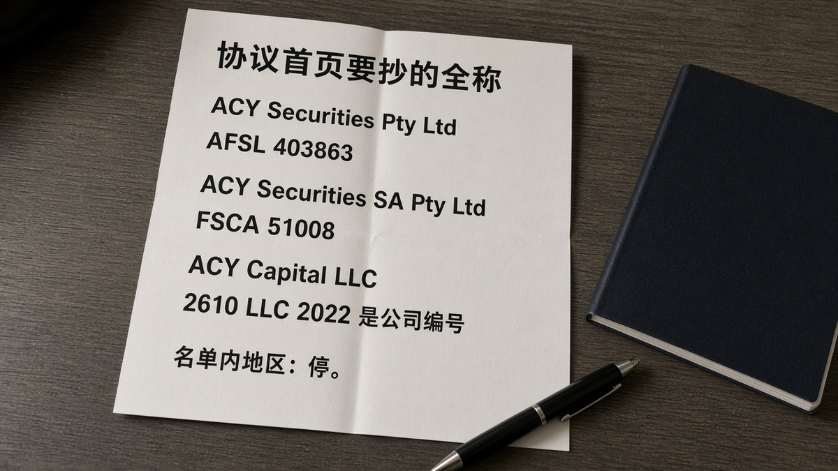 ACY开户注册教程：账户申请、身份验证与操作流程